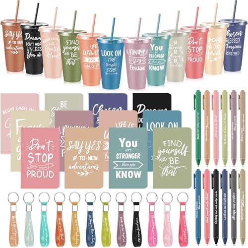 Hollowfly 12 Sets/48 Pcs Employee Appreciation Gifts Bulk, Morandi