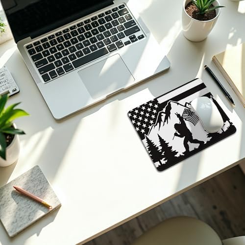 Bigfoot Mouse Pad, Funny Bigfoot Mousepad for Desk Home Office