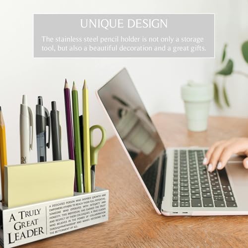 akeke Team Leader Appreciation Gifts for Men, Leader Pen Holder