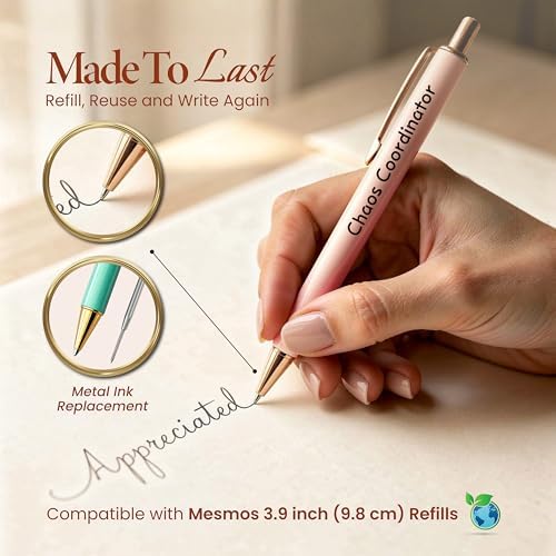 MESMOS 3Pcs Chaos Coordinator Pen Gift Set for Woman, German-Ink & 1mm