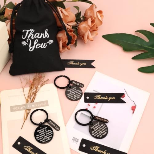 NICEMOVIC 45 Pcs Employee Thank You Gifts Bulk, Thank You Keychain