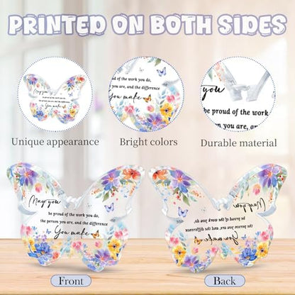Butterfly Gifts for Women Coworker Teacher Thank You Gift for Teachers