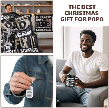 Patelai 5 Pcs Christmas Dad Gifts Set If Dad Can't Fix It Father Xmas