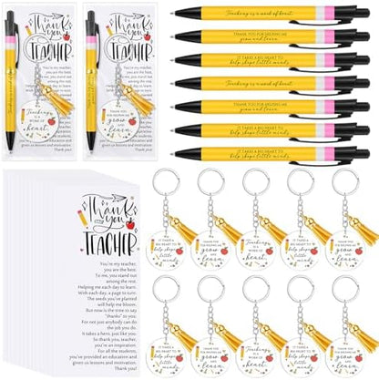 Daifunli 10 Pack Teacher Appreciation Gifts Bulk, Thank You Pens with