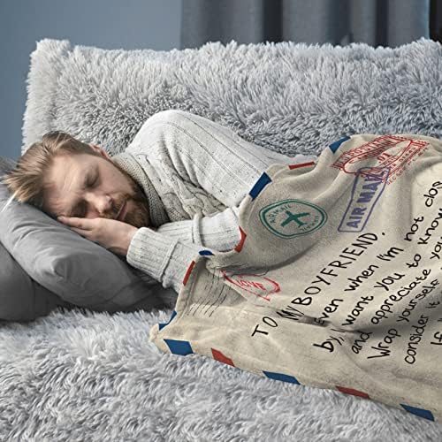 Gifts for Boyfriend - Boyfriend Gift from Girlfriend Blanket 60"x50"