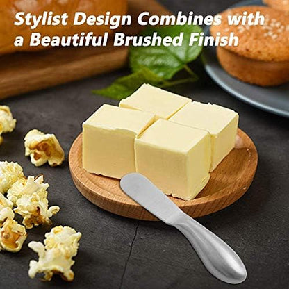 6 Pieces Cheese Spreader Set, Stainless Steel Multipurpose Cheese and