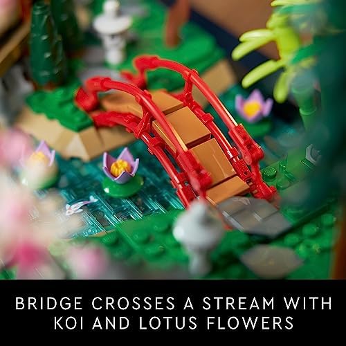 LEGO Icons Tranquil Garden Building Set - Detailed Japanese Zen Garden