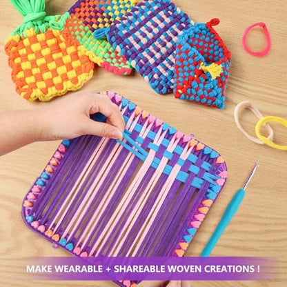 Weaving Loom Kit Toys Crafts - Arts and Crafts for Kids and Adults