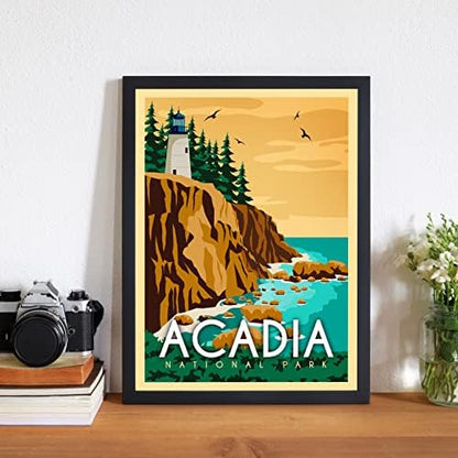 6 Retro National Park Prints, Wall Art & Decor - Grand Canyon