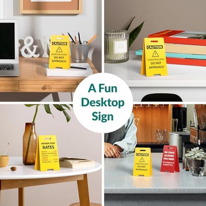 3 Pack Funny Desk Signs Acrylic Office Decor Coworker Gag Gifts
