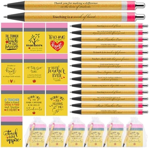 ReliThick 10 Sets Teacher Appreciation Gift, inspirational Notebooks