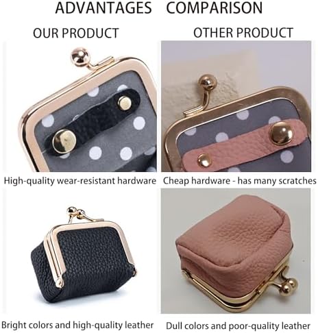 Genuine Leather Mini Jewelry Box for Women, Portable Travel Jewelry