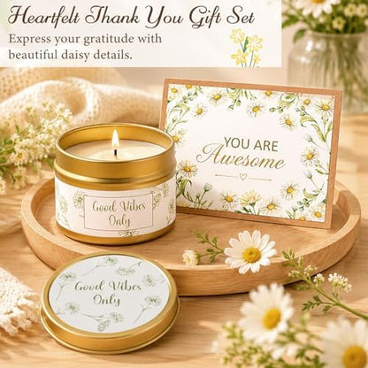Giftota Daisy Thank You Gifts for Women, Appreciation Care Package