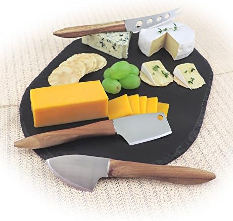 Swissmar 3-Piece Cheese Knife Set for Charcuterie Board - Elegant