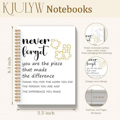 Appreciation Gifts Notebook Journal 5.5x8.3 Inch, Going Away Gifts for