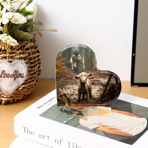 Christian thank you gifts - Jesus and Lamb Religious Home Decor for