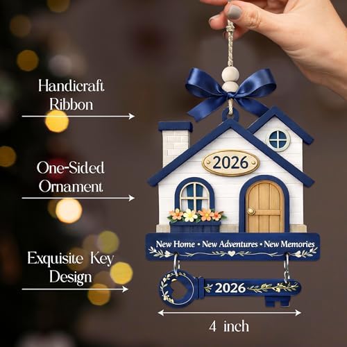 New Home Ornament 2026, New Home Gifts, Housewarming Presents, New