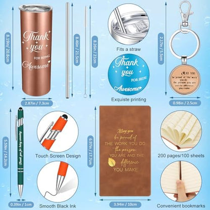 Ireer Employee Appreciation Gift Tumbler Set 20oz, Stylish Colors