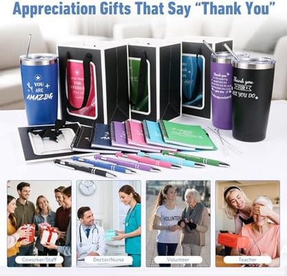 6 Set/36 Pcs Teacher Employee Appreciation Gifts Bulk - 20 Oz