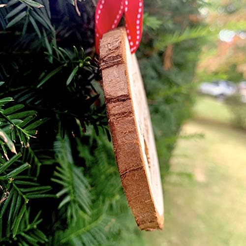 Our First House Customized Christmas Ornament, Laser Engraved Wood