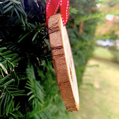 Our First House Customized Christmas Ornament, Laser Engraved Wood