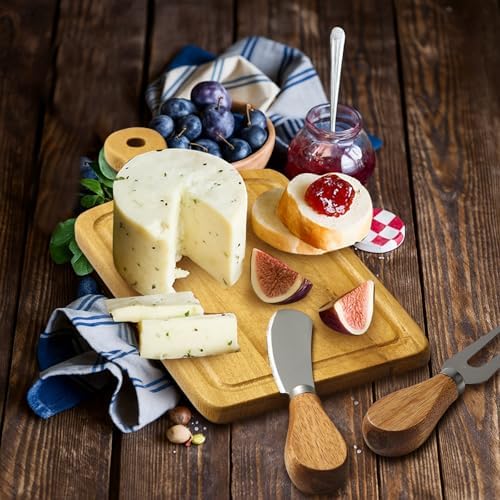 Ziliny 1 Sets Baby Shower Prizes Mini Charcuterie Board, Teak Color