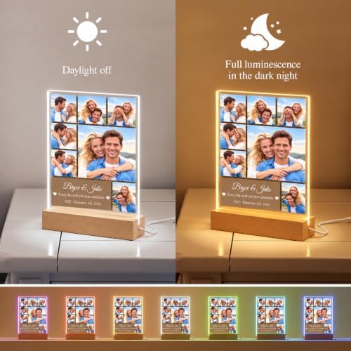 Custom Picture Frames Customized Anniversary Birthday Gifts for Women