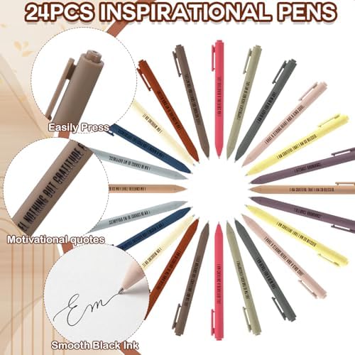 Kosiz 48 Pcs/24 Set Positive Affirmation Gifts Bulk for Women Pocket