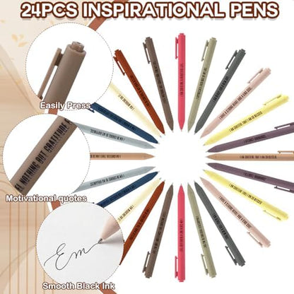 Kosiz 48 Pcs/24 Set Positive Affirmation Gifts Bulk for Women Pocket