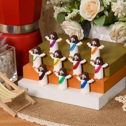 30 Pcs Mini Jesus Figures Tiny Jesus Loves You Figurine Little