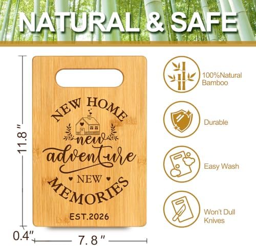 2026 New Home New Adventure New Memories Cutting Board Housewarming