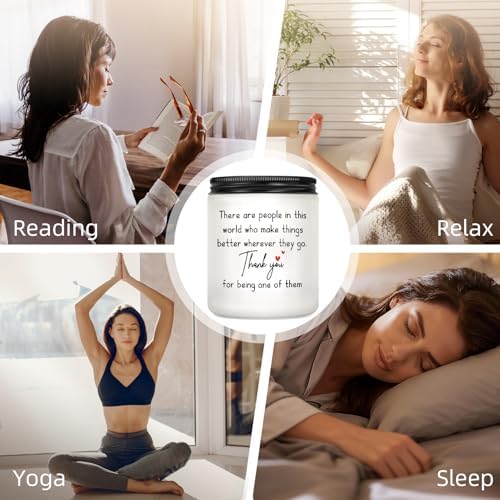 Thank You Gifts for Women, Inspirational Birthday Candle Gift for