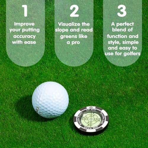 SlopeMaster ProGreen Reader - Golf Ball Marker with High Precision