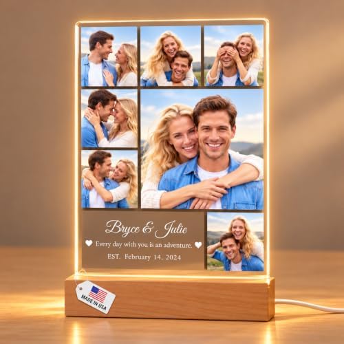 Custom Picture Frames Customized Anniversary Birthday Gifts for Women