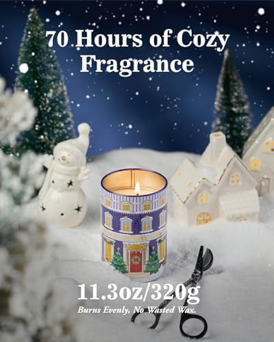 M&SENSE Valentines Day Candles, Winter Scented Holiday Soy Candles for
