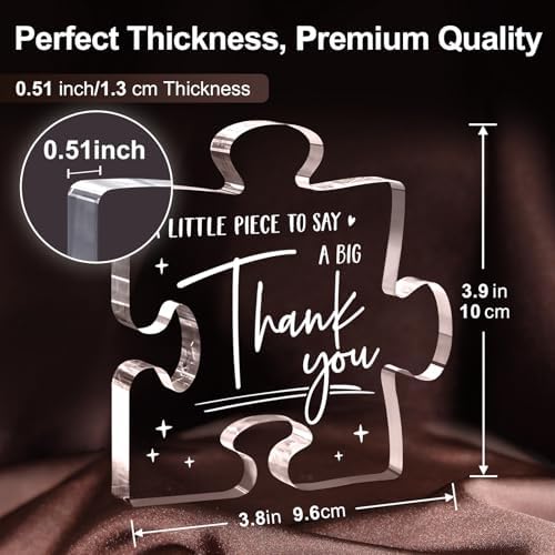 Thank You Gifts for Women Men, Acrylic Plaque Decor
