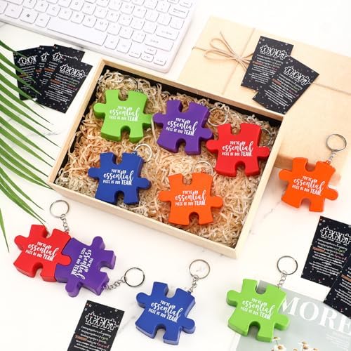 Hollowfly 40 Sets Team Appreciation Gifts, Flexible Pressed Puzzle