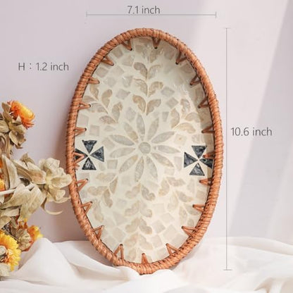 Small Key Tray for Entryway Small Items Decor Tray for Wallet