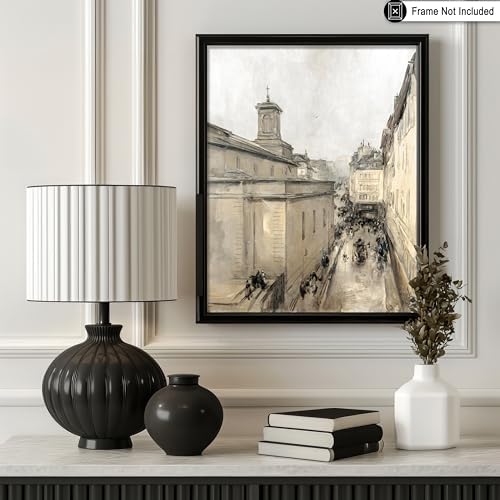 Poster Master View of the Church of Notre Dame Poster - De Lorette and