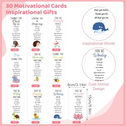 BESARME 30 Sets/90 Pcs Employee Appreciation Gifts Bulk for Coworkers