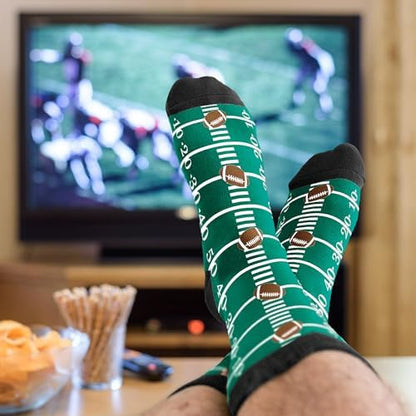 Funny Socks For Men - Cool Mens Football Socks, Sports Stocking