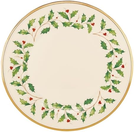 Lenox Holiday Porcelain Christmas Dinner Plate, 1-Piece