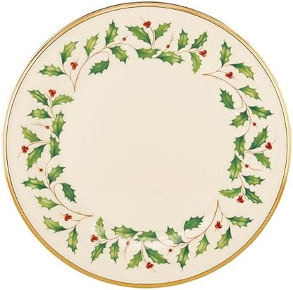 Lenox Holiday Porcelain Christmas Dinner Plate, 1-Piece