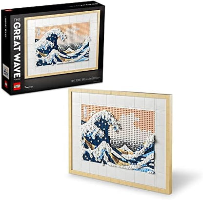 LEGO Art Hokusai The Great Wave Framed Japanese Wall Art Building Set
