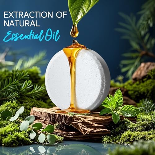 Shower Steamers for Men, Shower Bombs Aromatherapy Birthday Gifts for