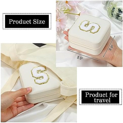 Parima Travel Jewelry Case - White Gift for Female Friends and