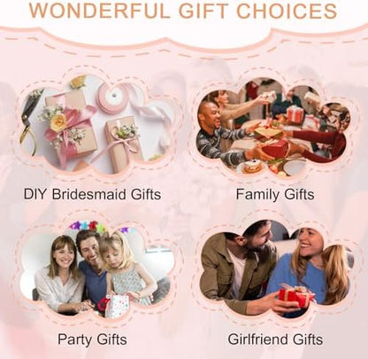 Kifmurase 10Pcs Travel Jewelry Case, Bridesmaid Gifts Box, Small PU