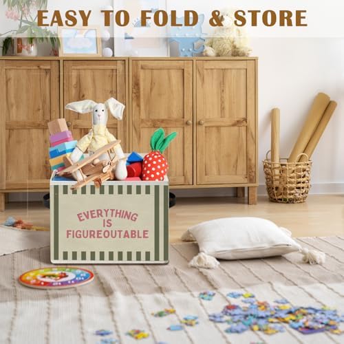Everything Is Figureoutable Basket Storage Bins,Classroom Decor