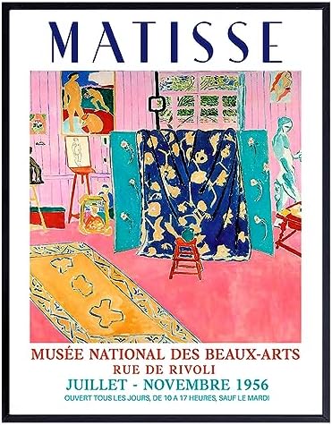 Matisse Aesthetic Wall Art 11x14 - Mid Century Modern Minimalist