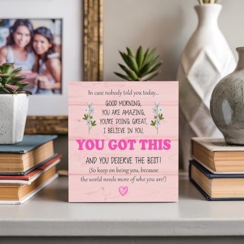 You Got This Gifts for Women, Pink Office Decor for Women